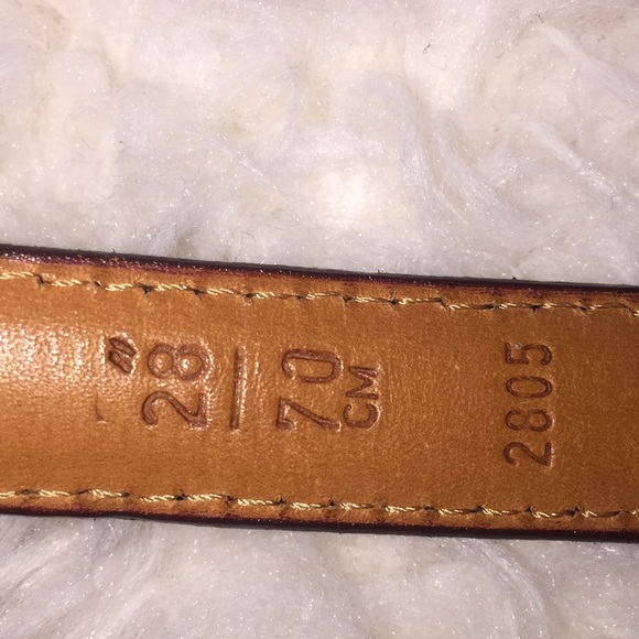 Coach leather belt 28” main image 8